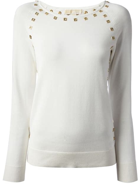 white michael kors sweater|michael kors sweater sale.